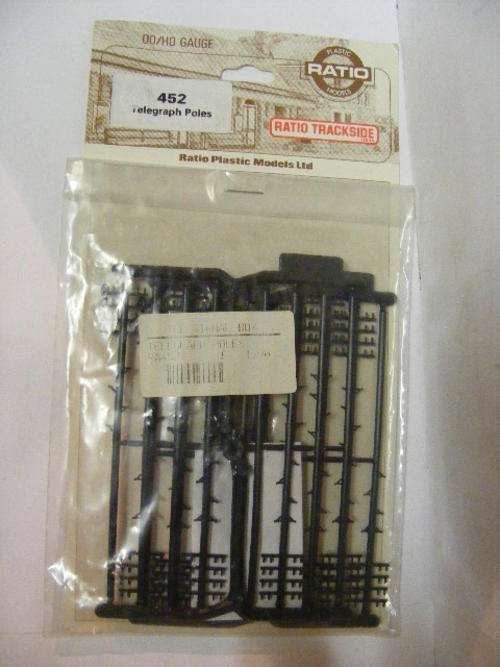 Ratio Trackside HO Telegraph Poles.