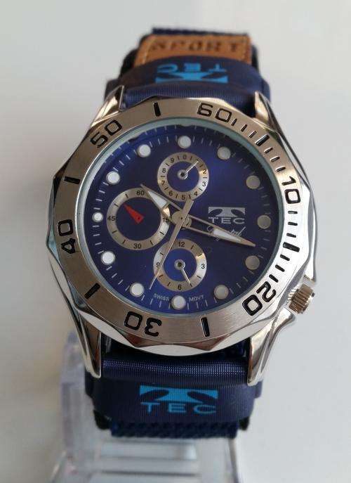 BLUE MENS TEC SPORT WATCH