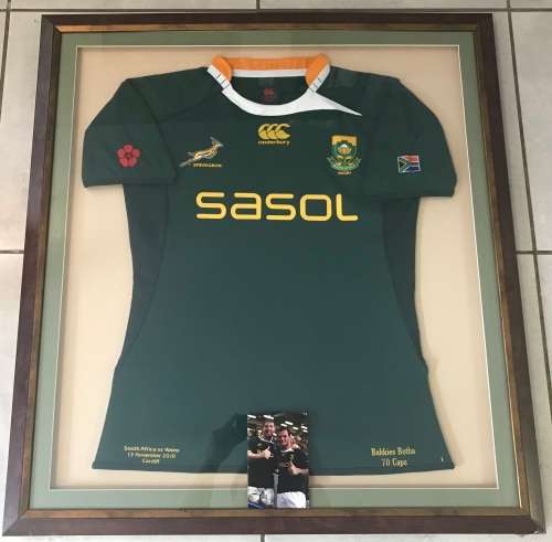 Springbok Rugby Jersey - Bakkies Botha