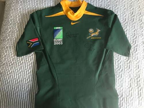 Springbok Rugby Jersey 2003 World Cup