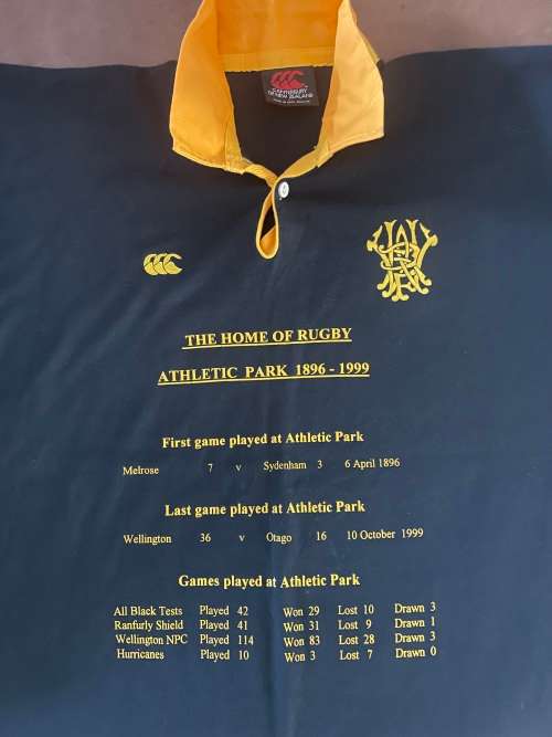 Wellington History Rugby Jersey