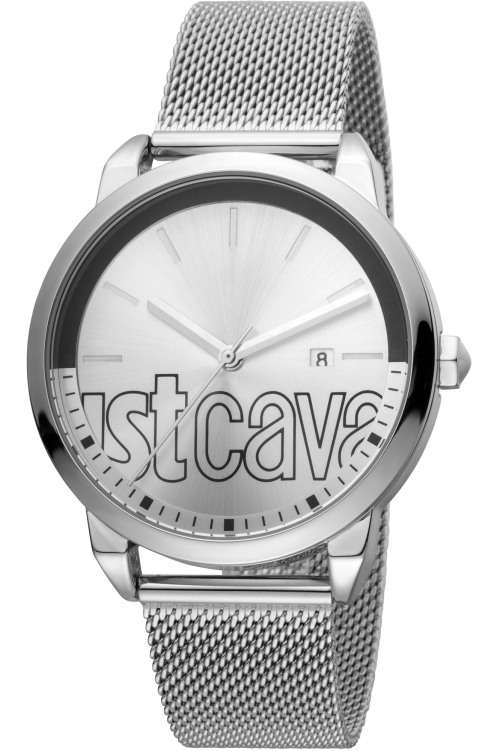 *Just Cavalli * Steel Mesh 42mm Silver