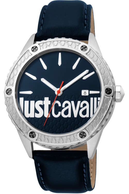 *Just Cavalli * Mens 44mm Blue Dial