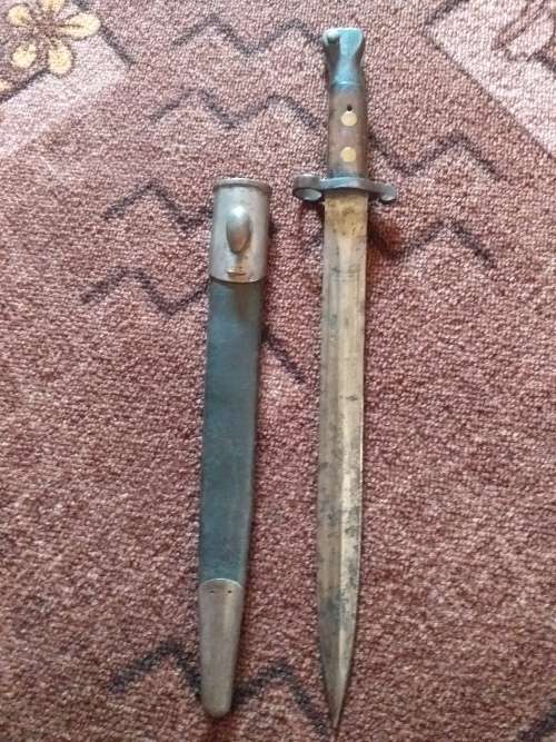 Enfield P1903 Bayonet and Scubbard