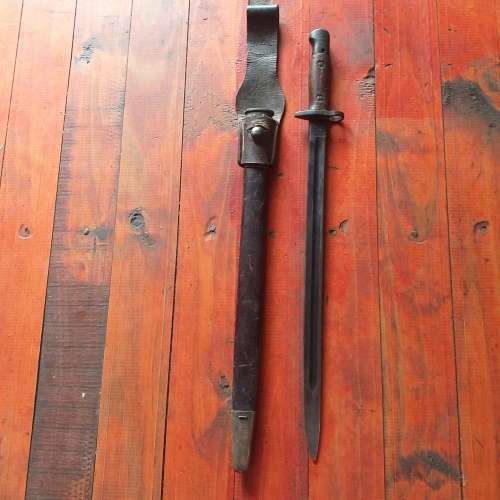 SAP 1907 bayonet,Scubbard and Frog