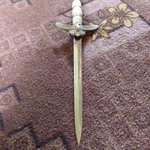 SAAF Officers Ceremonial Dagger, numbered with belt and hangers