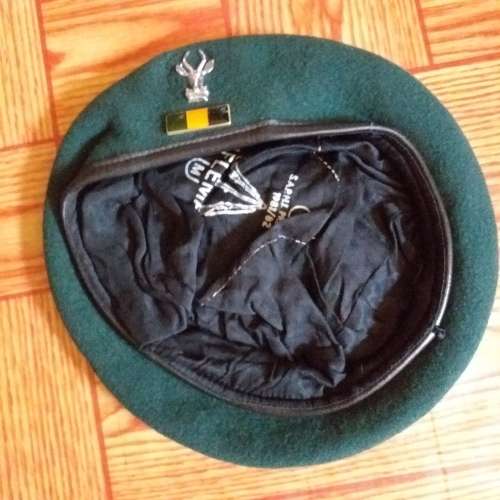 Infantry Beret, all pins intact size 57cm.