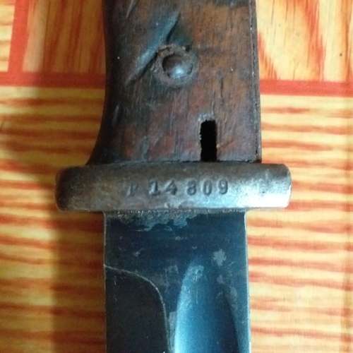 Portuguese 8mm Mauser M/937 bayonet