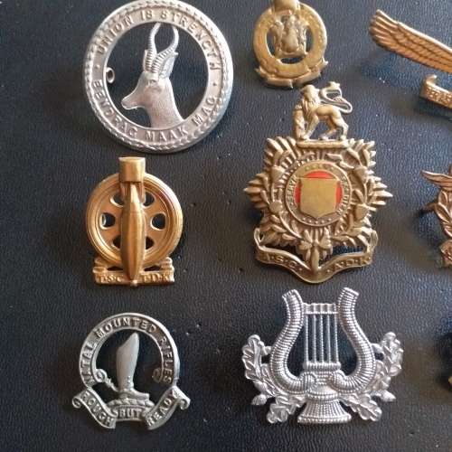 SADF Badges, all pins intact