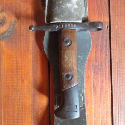 1939 Italian Carcano M1891 bayonet and Scabbard