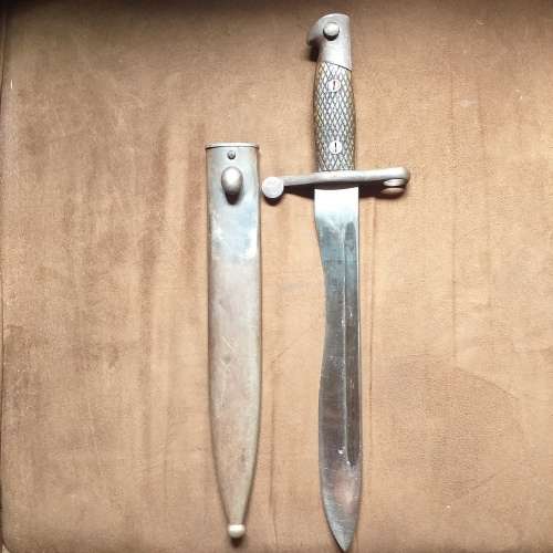 Spanish Toledo Bayonet with Scabbard.