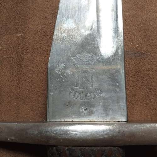 Spanish Toledo Bayonet with Scabbard.