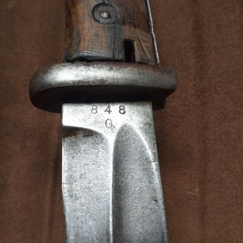 Mauser Bayonet, Scabbard and Frog. Matching numbers.