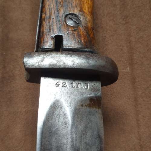 Mauser Bayonet, Scabbard and Frog. Matching numbers.