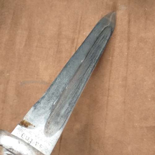 Mauser Bayonet, Scabbard and Frog. Matching numbers.