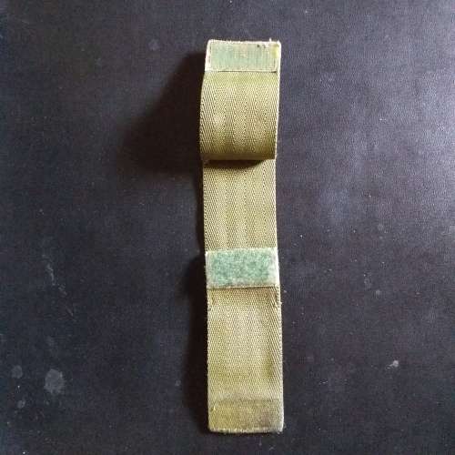 Canvas watch cover strap