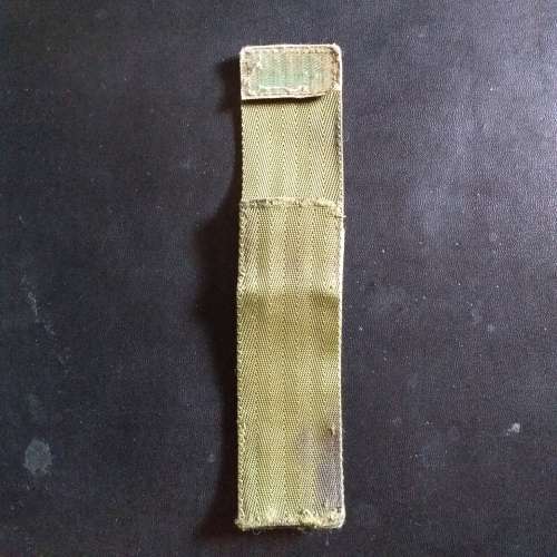 Canvas watch cover strap