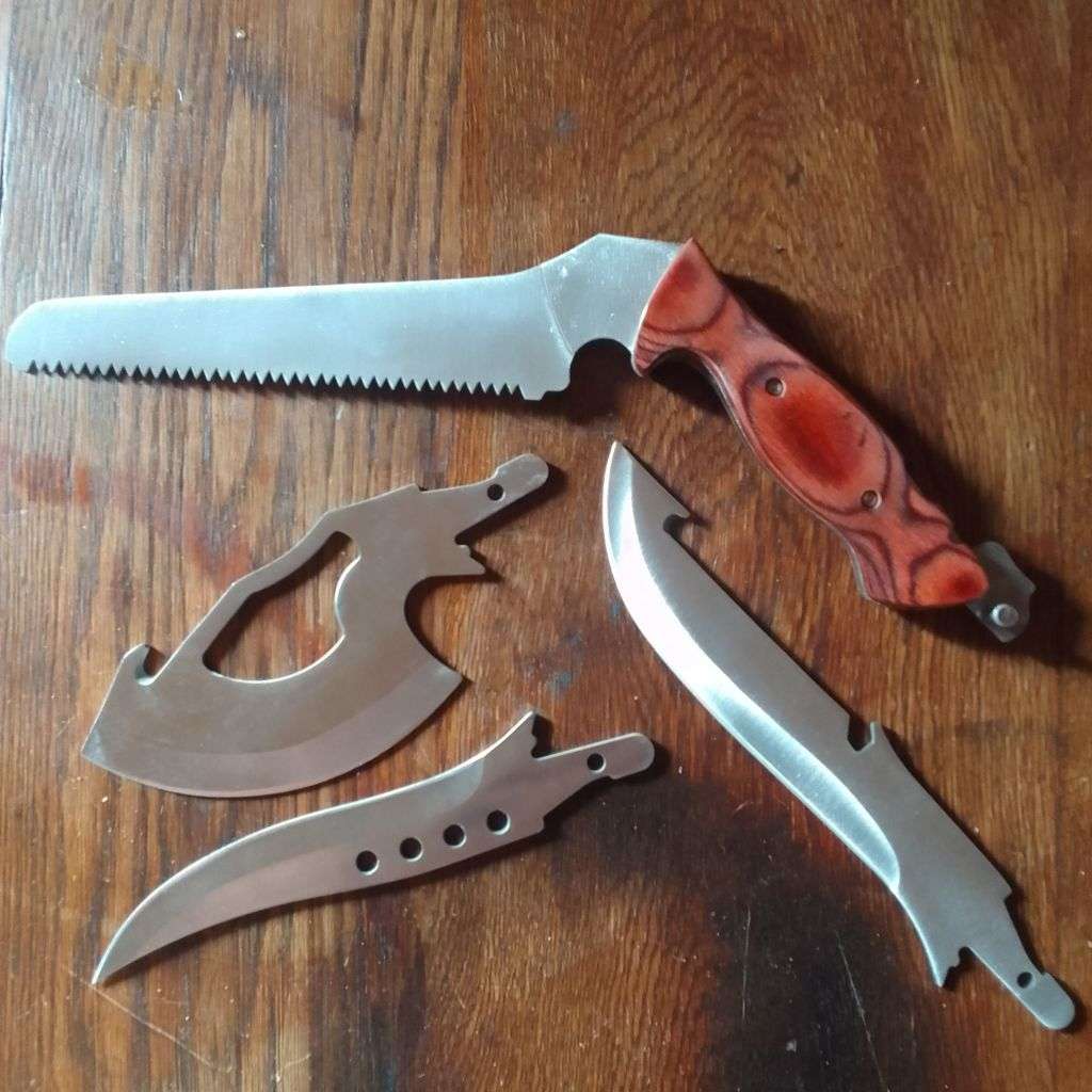 Multi knife combination set.