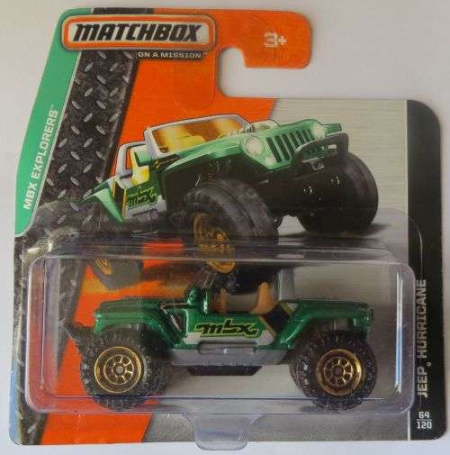***MATCHBOX***JEEP HURRICANE***PACKED 2013***NEW SEALED***