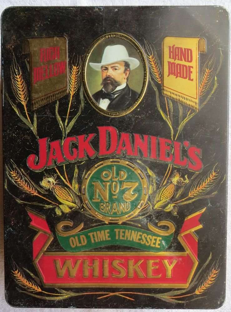 ***VINTAGE***JACK DANIELS TIN***STILL IN GREAT CONDITION***PLEASE SEE PHOTOS***AS IS***