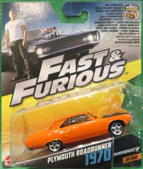 **FAST & FURIOUS**1970 PLYMOUTH ROADRUNNER**NEW SEALED**