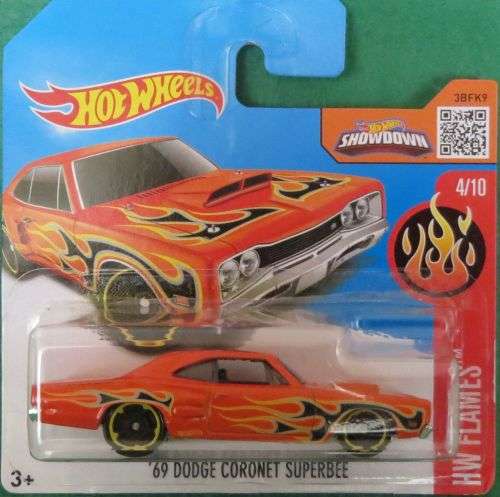**1969 DODGE CORONET SUPERBEE**HOTWHEELS**NEW SEALED**