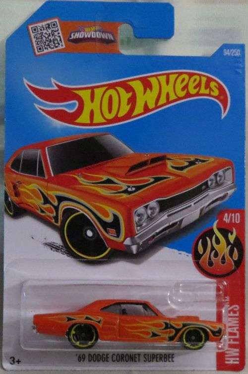 **1969 DODGE CORONET SUPERBEE**HOTWHEELS**NEW SEALED IN PACK**