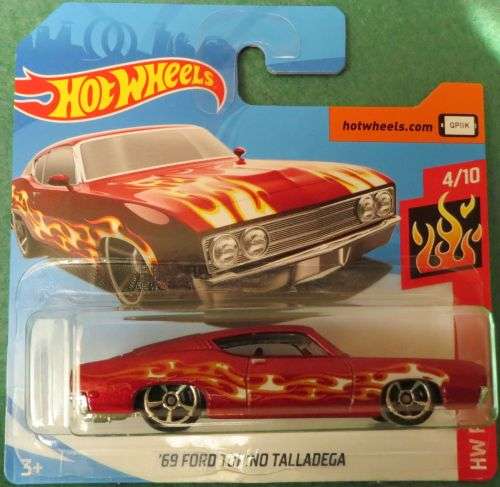 **1969 FORD TORINO TALLADEGA**HOTWHEELS**NEW SEALED IN PACK**
