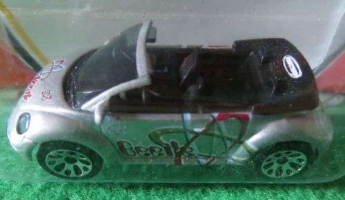 **MATCHBOX**VW CONCEPT 1 CONVERTIBLE**CARDED 2000 CHINA**WITH MB LOGO BEHIND BACKSEATS**