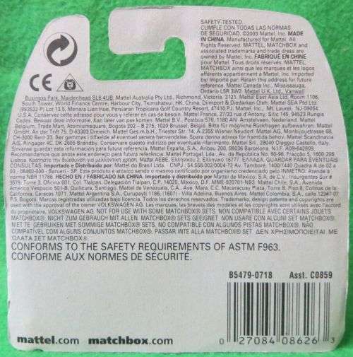 **MATCHBOX**VOLKSWAGEN MICROBUS**X-TREME PARK**CARDED 2003**MADE IN CHINA**SCALE 1/58**