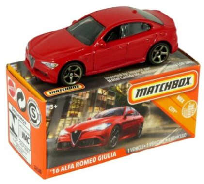 MATCHBOX - 2016 ALFA ROMEO GIULIA - NEW IN SEALED BOX