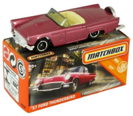 MATCHBOX - 1957 FORD THUNDERBIRD - NEW SEALED IN BOX
