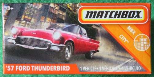 MATCHBOX - 1957 FORD THUNDERBIRD - NEW SEALED IN BOX