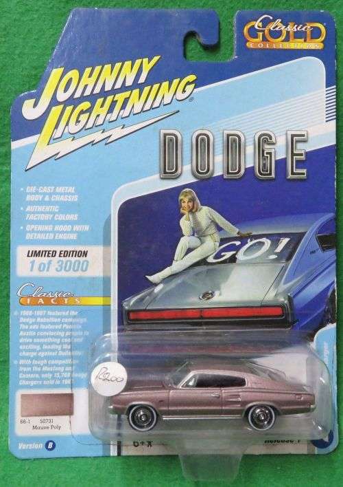 **JOHNNY LIGHTNING**1967 DODGE CHARGER**LTD EDITION OF 3000**1/64**IN SEALED PACK**