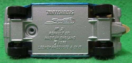**MATCHBOX LESNEY**RENAULT 5TL**WITH ORIGINAL BOX - 1978**