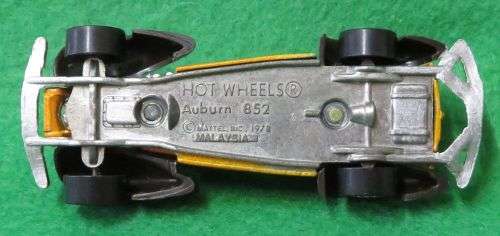 **HOTWHEELS**AUBURN 852**METAL BASE**