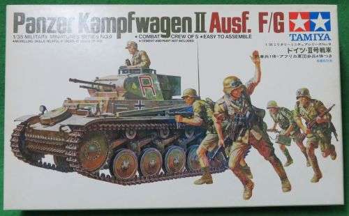 **TAMIYA**MODEL KIT**PANZER KAMPFWAGEN II**VINTAGE**