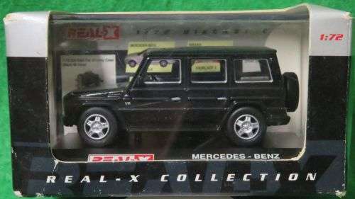 **REAL-X**MERCEDES BENZ G-WAGON**IN ACRYLIC BOX**REALTOY**1/72**