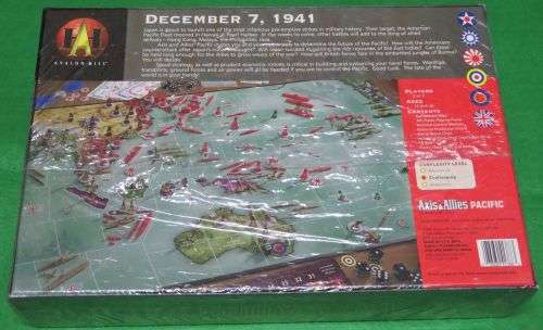 **AXIS & ALLIES PACIFIC**MILITARY STRATEGY GAME**PEARL HARBOUR TO VICTORY**HASBRO**STILL SEALED**