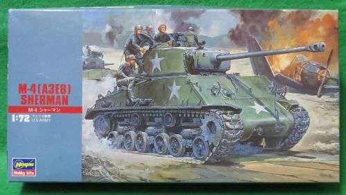 **HASEGAWA**M-4 (A3E8) SHERMAN TANK**1/72**
