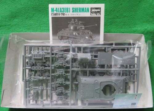 **HASEGAWA**M-4 (A3E8) SHERMAN TANK**1/72**