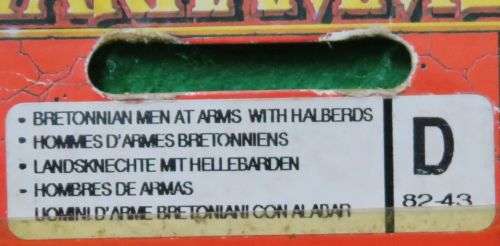 **VINTAGE**WARHAMMER**MINIATURE LEAD FIGURINES**4 PACKS - STILL SEALED**