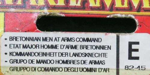 **VINTAGE**WARHAMMER**MINIATURE LEAD FIGURINES**3 PACKS - STILL SEALED**