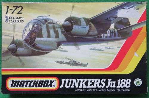 **MATCHBOX**MODEL KIT**JUNKERS Ju188**VINTAGE**1/72**