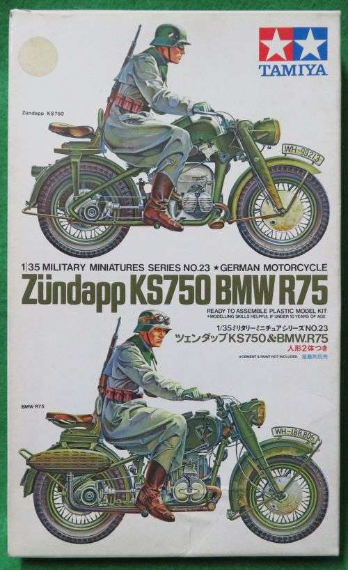 **TAMIYA**MODEL KIT**GERMAN MOTORCYCLES**VINTAGE**1/35**