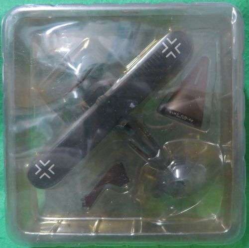 **DELPRADO COLLECTION**FIAT CR.42 FALCO BIPLANE**LENGTH +-110MM**DIECAST**SEALED**