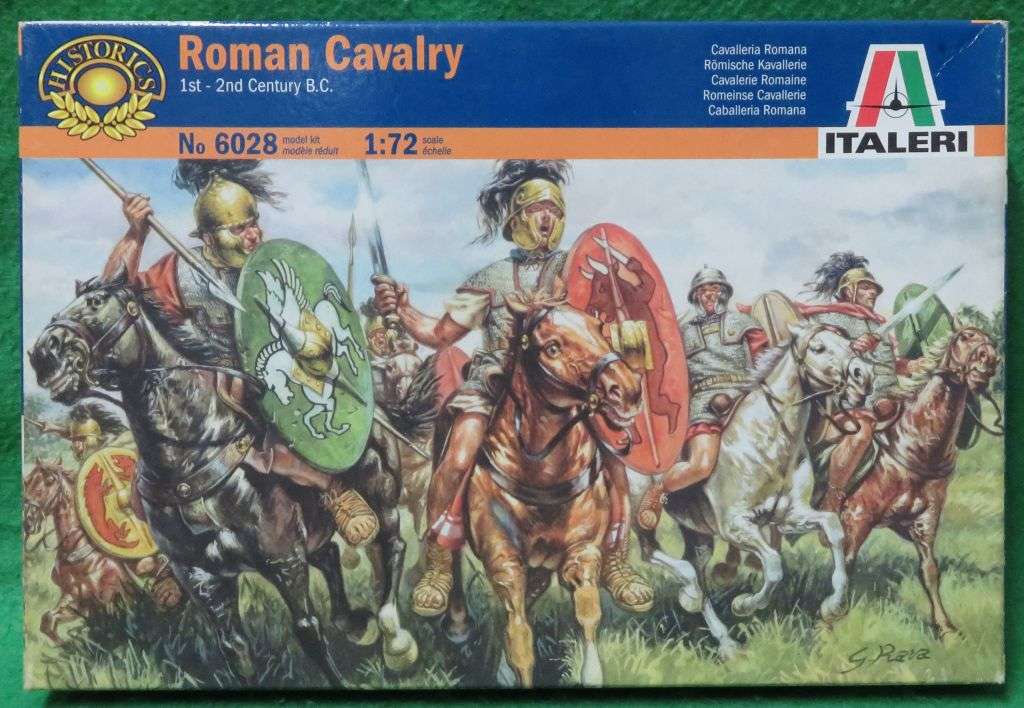 **Italeri**Model kit**Roman Cavalry (17 Figures + 33 Parts)**Vintage**1/72**