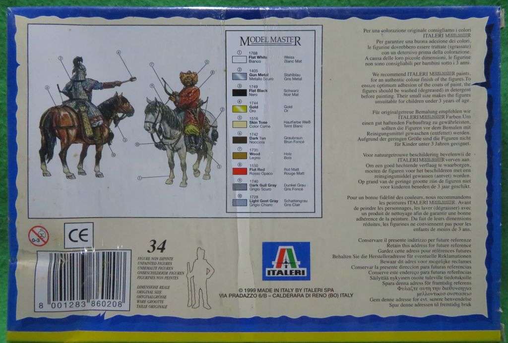 **Italeri**Model kit**Mongols - Golden Hords**XII th to XIII th Century**1/72**