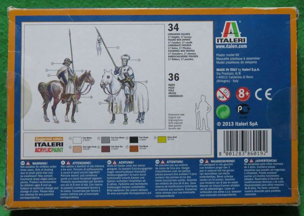 **ITALERI**MODEL KIT**TEUTONIC KNIGHTS - 7TH TO 8TH CENTURY**1/72**