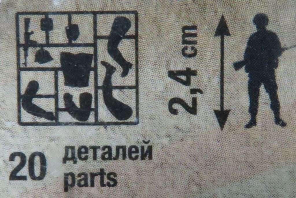 **ZVEZDA**MODEL KIT**US BROWNING - MACHINE GUN + CREW (20 PARTS)**VINTAGE**1/72**